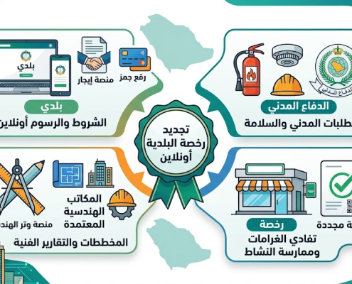 تجديد رخص البلدية